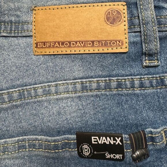 NWT Buffalo by David Bitton EvanX Jean Shorts size 34 - Picture 3 of 6